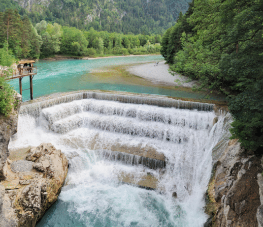 Найфотогенічніший водоспад Баварії Lechfall